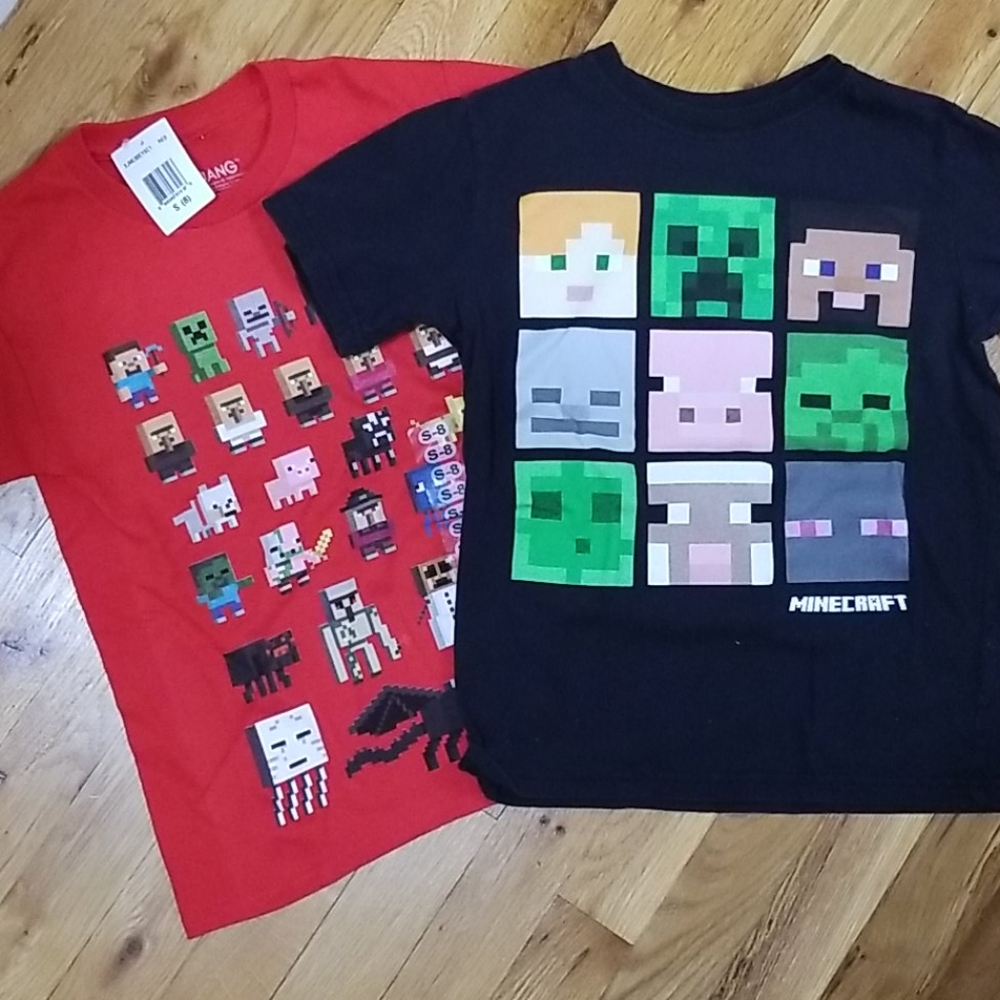MINECRAFT tees!!